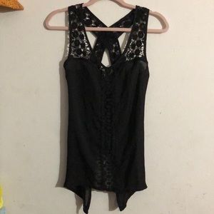 Lace Detailed Guess Tank